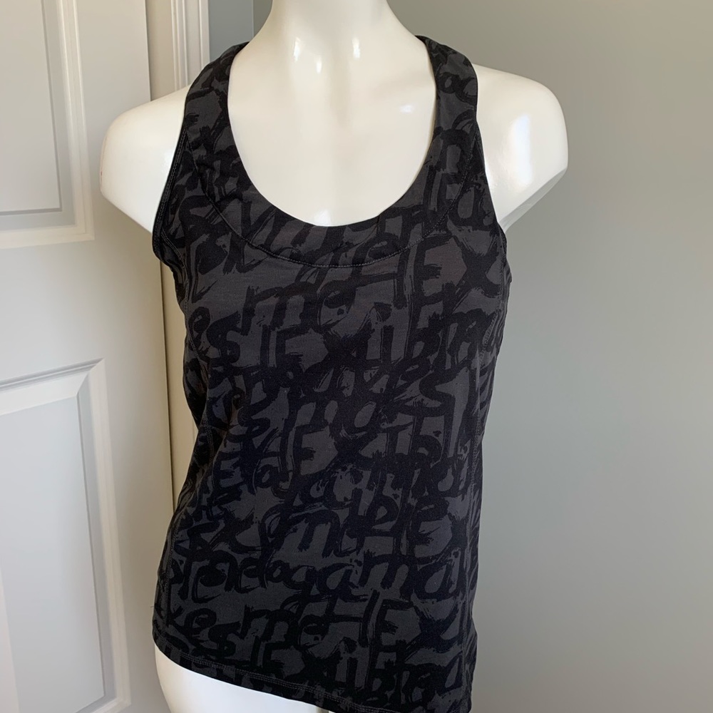 H & M Active graffiti style top - Picture 1 of 3
